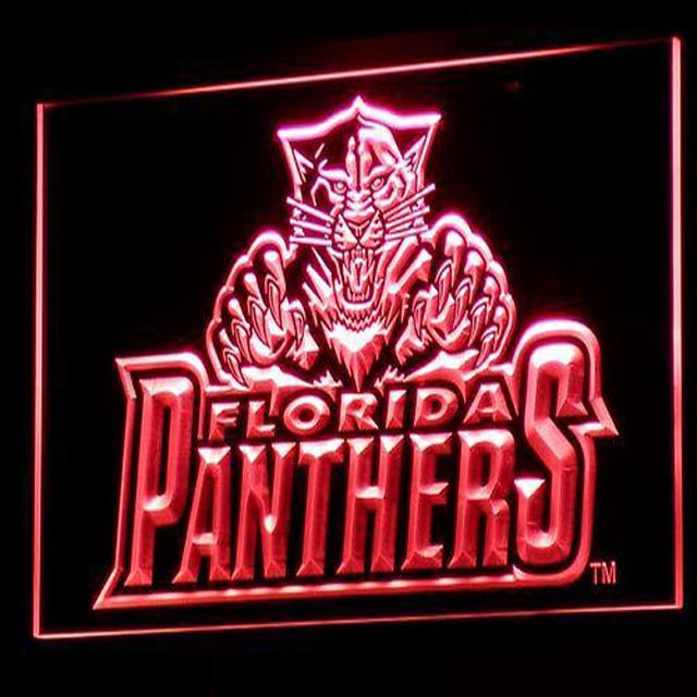 Florida Panthers Neon Sign home decor craft display glowing