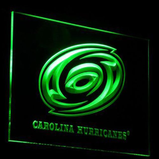 Carolina Hurricanes Illuminated Led Neon Sign Hang Wall Decor, Lights D&Atilde;&copy;cor Art