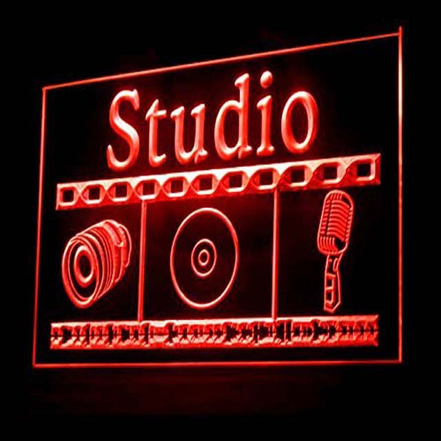 Studio Recording On The Air Neon Sign home decor craft display glowing