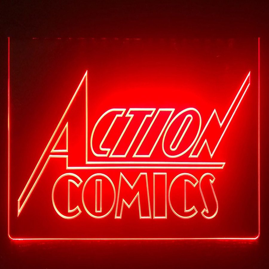 Action Comics Led Neon Sign home decor craft