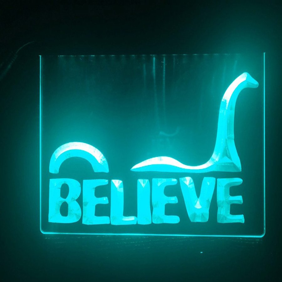Believe Led Neon Sign home decor craft display glowing