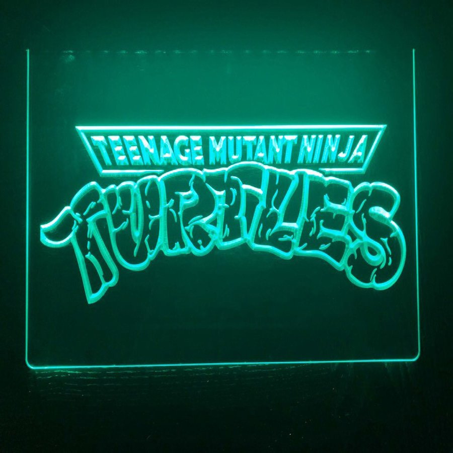 Teenage Mutant Ninja Turtles Led Neon Sign home decor craft display glowing