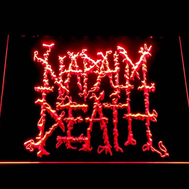 Napalm Death LED Neon sign hang signs wall home decor craft