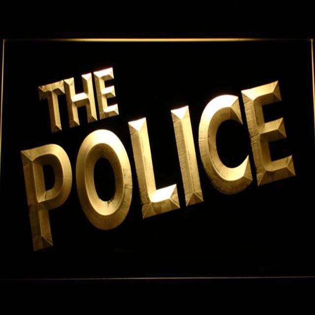 The Police LED Neon Light Sign home decor carfts