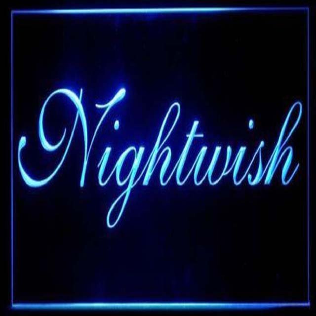 Nightwish LED Neon Light Sign home decor crafts display glowing gift fan