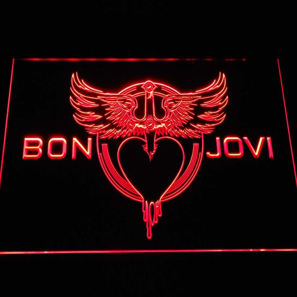 Bon Jovi (2) LED Neon Sign home decor crafts gift fans