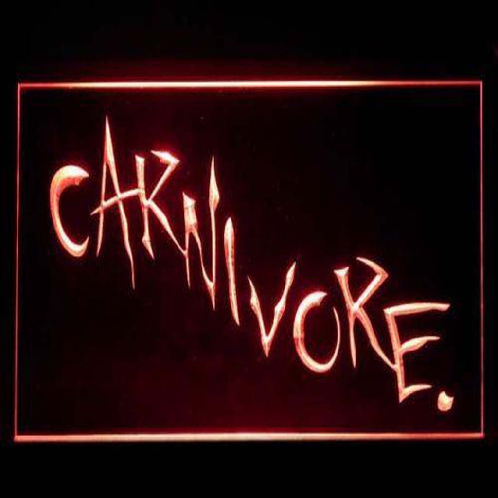 Carnivore LED Neon Sign home decor crafts