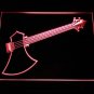 Axe Bass Guitar Illuminated Led Neon Sign Decor Hang Wall, Lights Décor Art