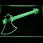 Axe Bass Guitar Illuminated Led Neon Sign Decor Hang Wall, Lights D&Atilde;&copy;cor Art