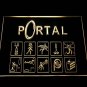 Portal Game Logo LED Neon Light Sign decor display Man Cave