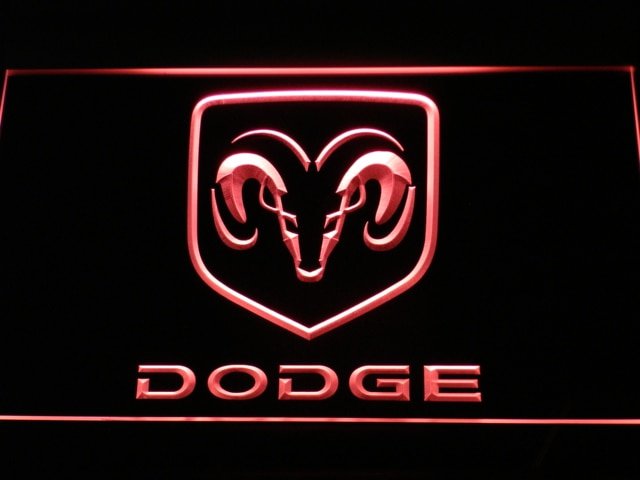 Dodge LED Neon Sign Light 7 color to choose