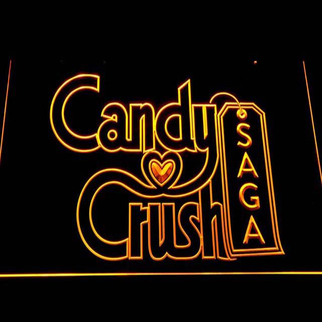 Candy Crush Saga LED Neon Sign home decor crafts