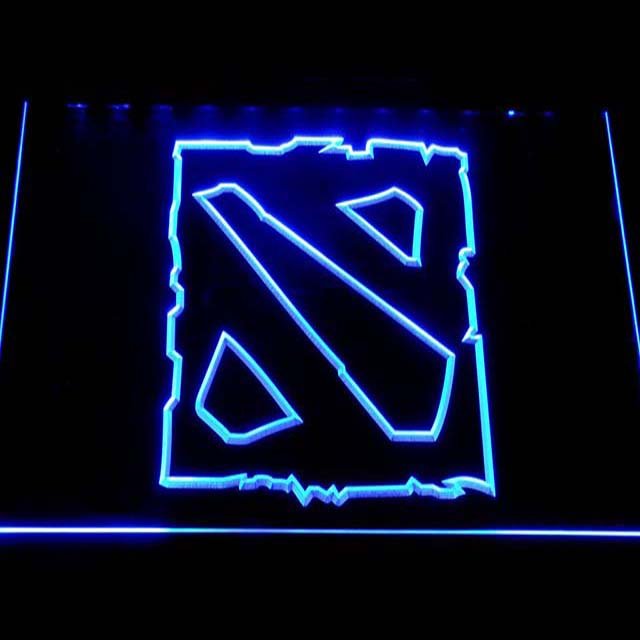 Dota 2 LED Neon Sign hang sign decor crafts display glowing