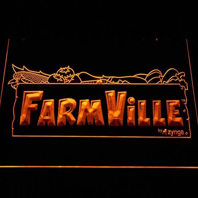 Farmville LED Neon Sign decor crafts display glowing