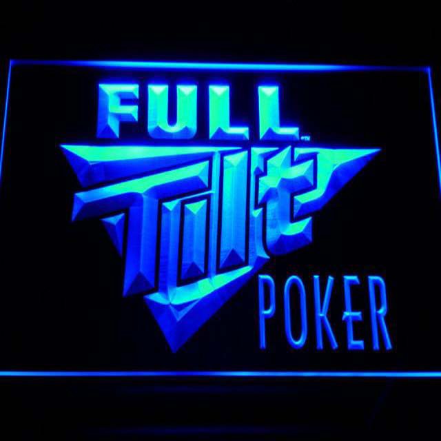 Full Tilt Poker LED Neon Sign home decor crafts
