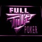Full Tilt Poker LED Neon Sign home decor crafts display glowing