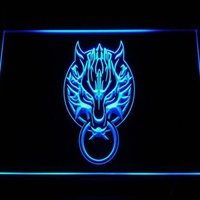 Final Fantasy VII - Fenrir LED Neon Sign decor crafts display glowing