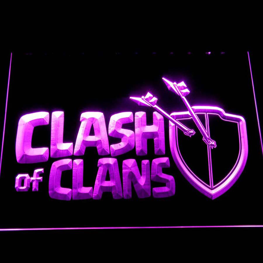 Clash of Clans LED Neon Sign home decor crafts display glowing