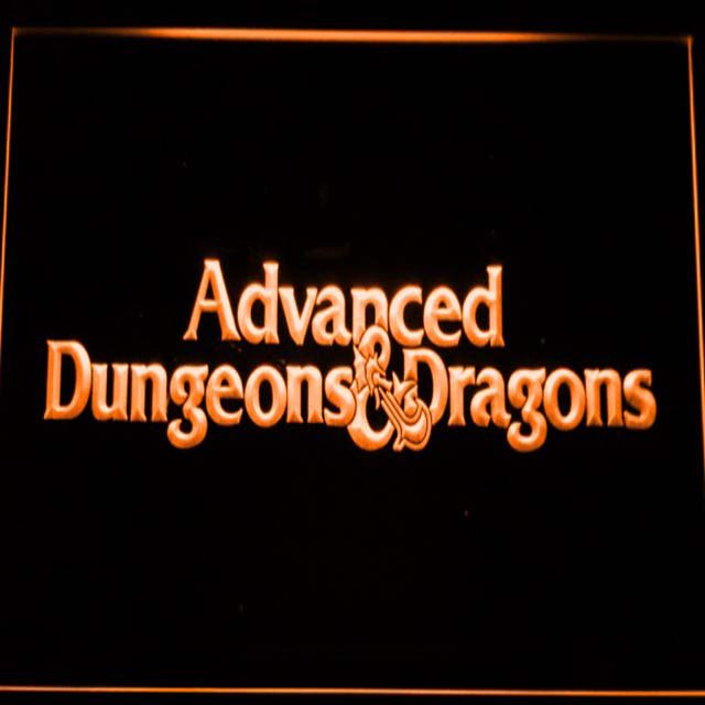 Dungeons & Dragons Advanced LED Neon Sign home decor crafts display glowing