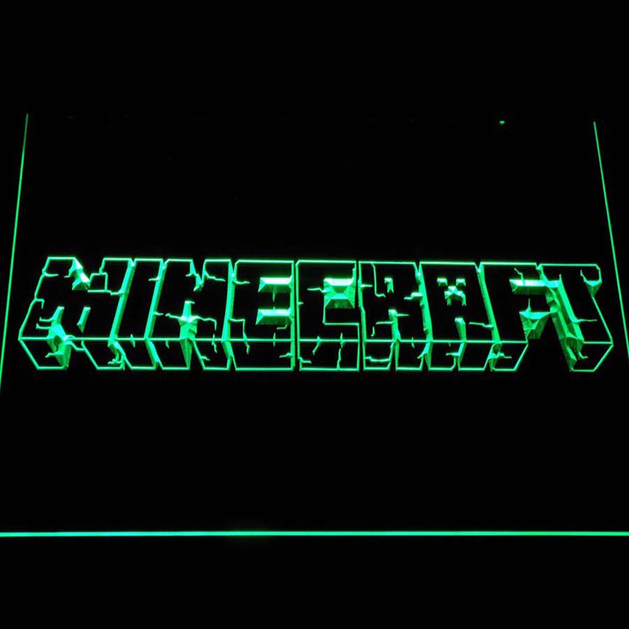 Minecraft LED Neon Sign hang sign the wall decor crafts