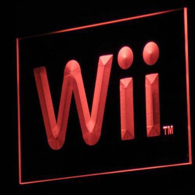 Nintendo Wii Games Illuminated LED Neon Sign Home Decor, Light D&Atilde;&copy;cor Art