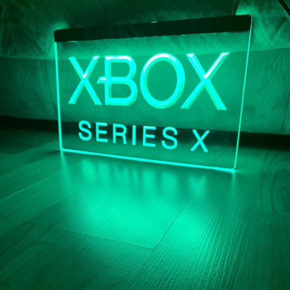 XBOX Series X Led Neon Sign for Game Room,Office,Bar,Man Cave, Arcade Room