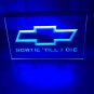 Chevrolet Bow Tie Led Neon Light Sign Chevy Game Room Man Cave