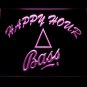 Bass Happy Hour Illuminated LED Neon Sign Home Decor, Room, Lights D&Atilde;&copy;cor Art