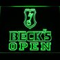 Beck's Open Illuminated Led Neon Sign Decor Hang Wall, Bar, Pub, Lights Art