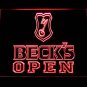 Beck's Open Illuminated Led Neon Sign Decor Hang Wall, Bar, Pub, Lights Art