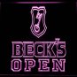 Beck's Open Illuminated Led Neon Sign Decor Hang Wall, Bar, Pub, Lights Art