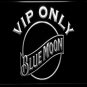 Blue Moon VIP Only LED Neon Sign
