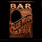 Blue Moon Old Logo Bar LED Neon Sign Home Decor Crafts Display Glowing