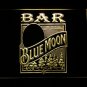 Blue Moon Old Logo Bar LED Neon Sign Home Decor Crafts Display Glowing