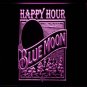 lue Moon Old Logo Happy Hour LED Neon Sign