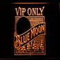 Blue Moon Old VIP Only LED Neon Light Sign