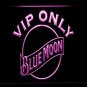 Blue Moon VIP Only Illuminated Led Neon Sign Decor Hang Wall, Lights D&Atilde;&copy;cor Art