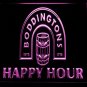 Boddingtons Happy Hour Illuminated Led Neon Sign Decor Hang Wall, Lights Art