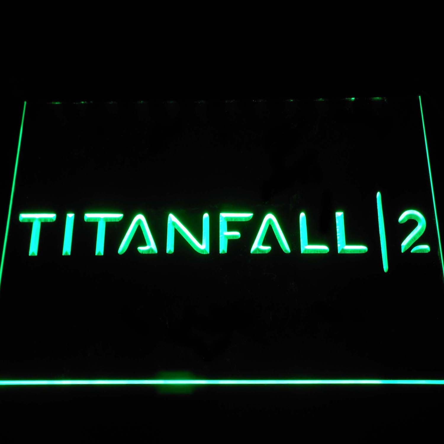 Titanfall 2 Game Room LED Neon Sign Hang Wall Decor, Artful Lights Craft
