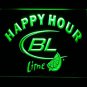 Bud Light Lime Happy Hour LED Neon Sign Hang Signs Walls Decor Crafts