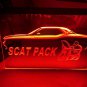 Dodge Scat Pack LED Neon Sign Home Decor Craft Display Glowing