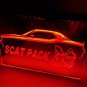 Dodge Scat Pack LED Neon Sign Home Decor Craft Display Glowing