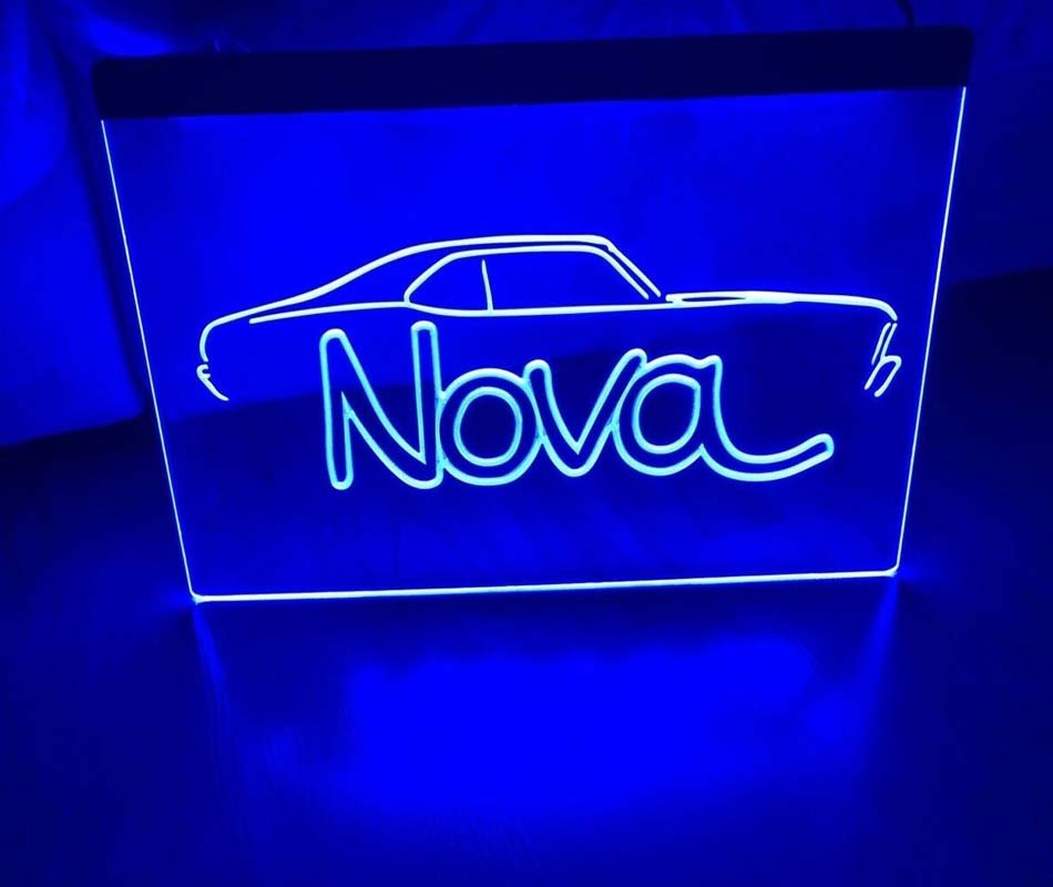 Chevrolet Nova LED Neon Sign Home Decor Craft