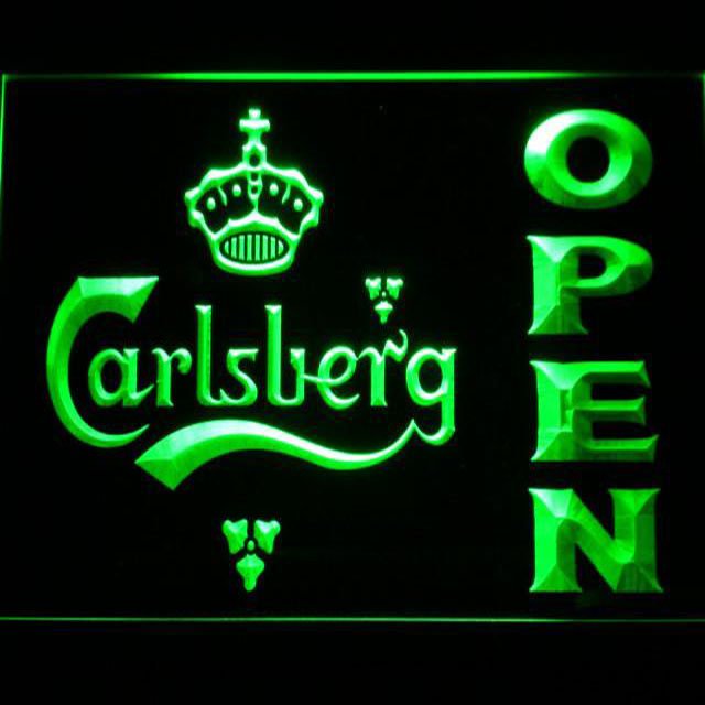 Carlsberg Open LED Neon Sign home decor crafts