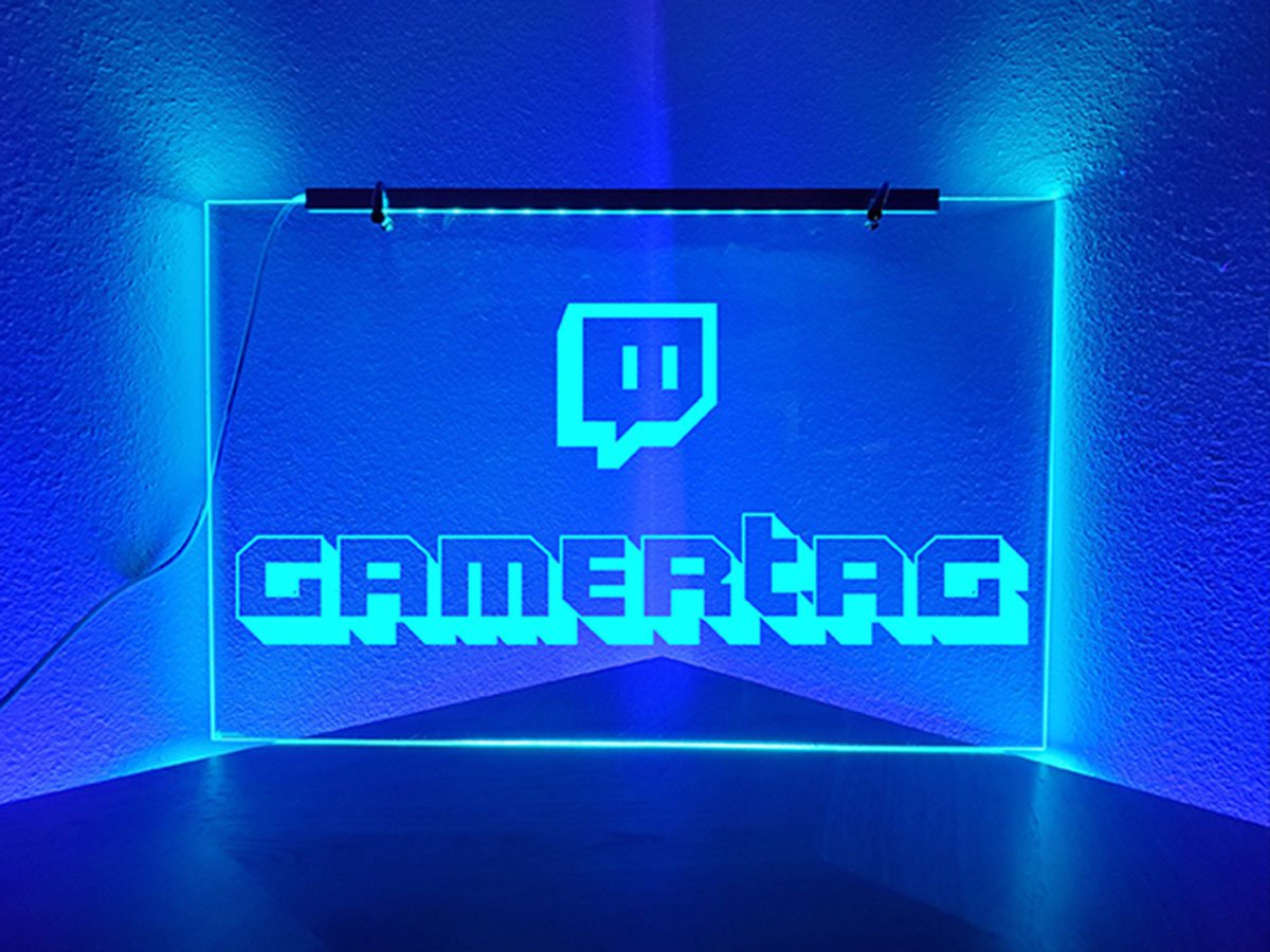 Custom Wall Hanging LED Sign decor crafts