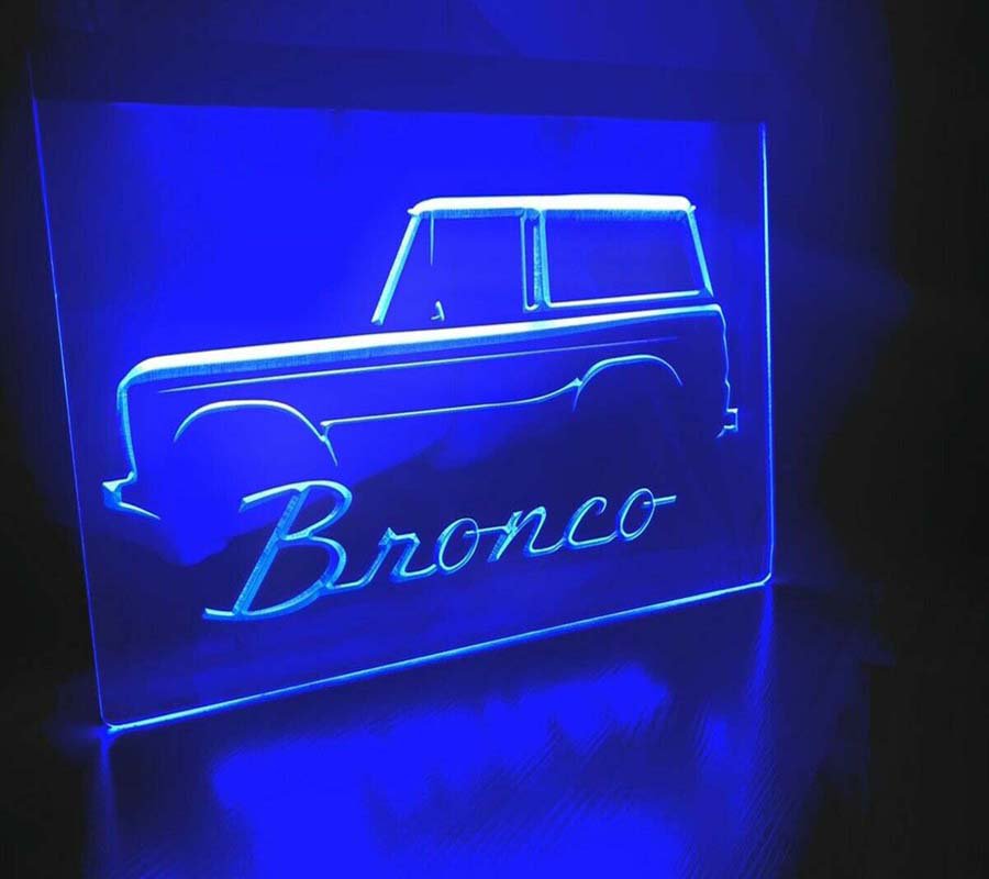 Ford Bronco Truck LED Neon Sign