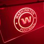 Washington Football LED Neon Sign Decor for Game Room, Artful Lights Craft