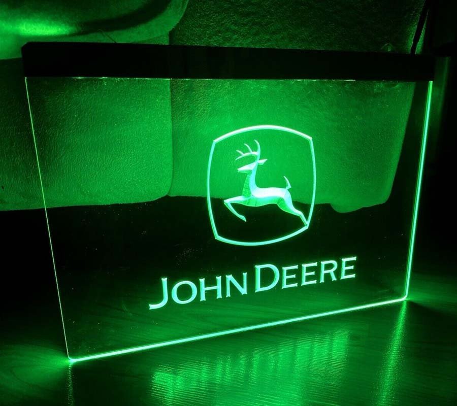 John Deere LED Neon Light Sign Home Decor Craft
