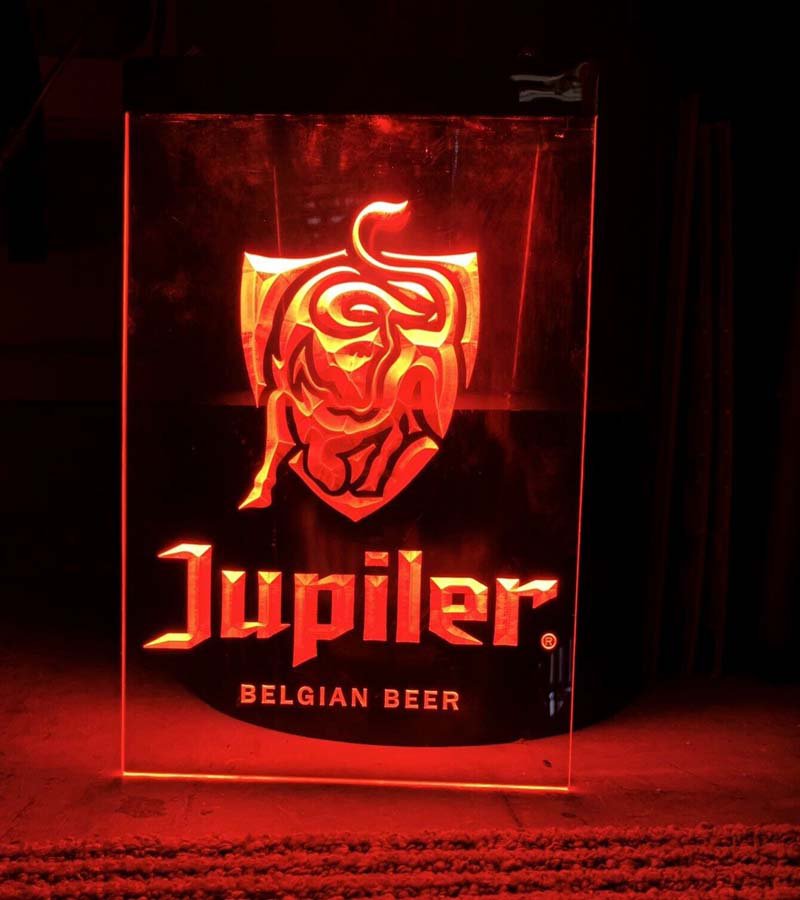 Jupiler Belgian Beer Led Neon Sign HomeDecor Craft Glowing