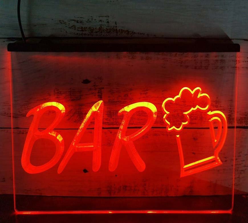 Beer Mug Bar Pub Club LED Neon Light Sign Home Decor Craft Art